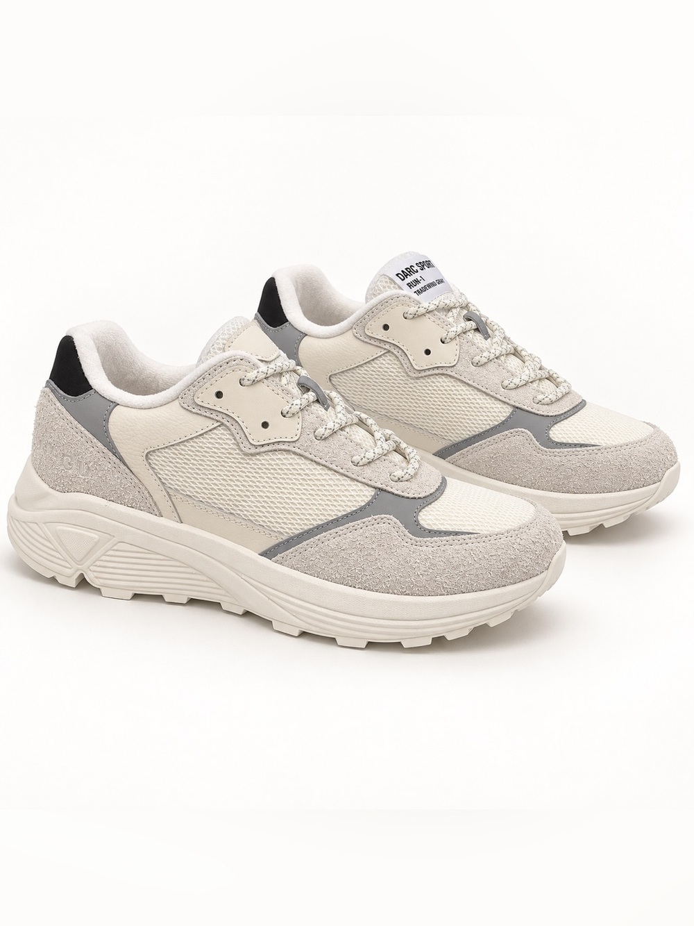 #1003 Darc Sport RUN-1 Tradewind Gray Sneakers Men’s 9 Women’s 10 NIB